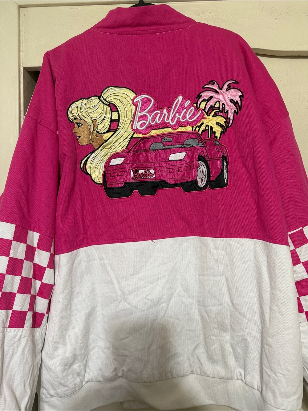 Barbie Checkered Racing Jacket - BoxLunch Exclusive - Picture 5 of 6